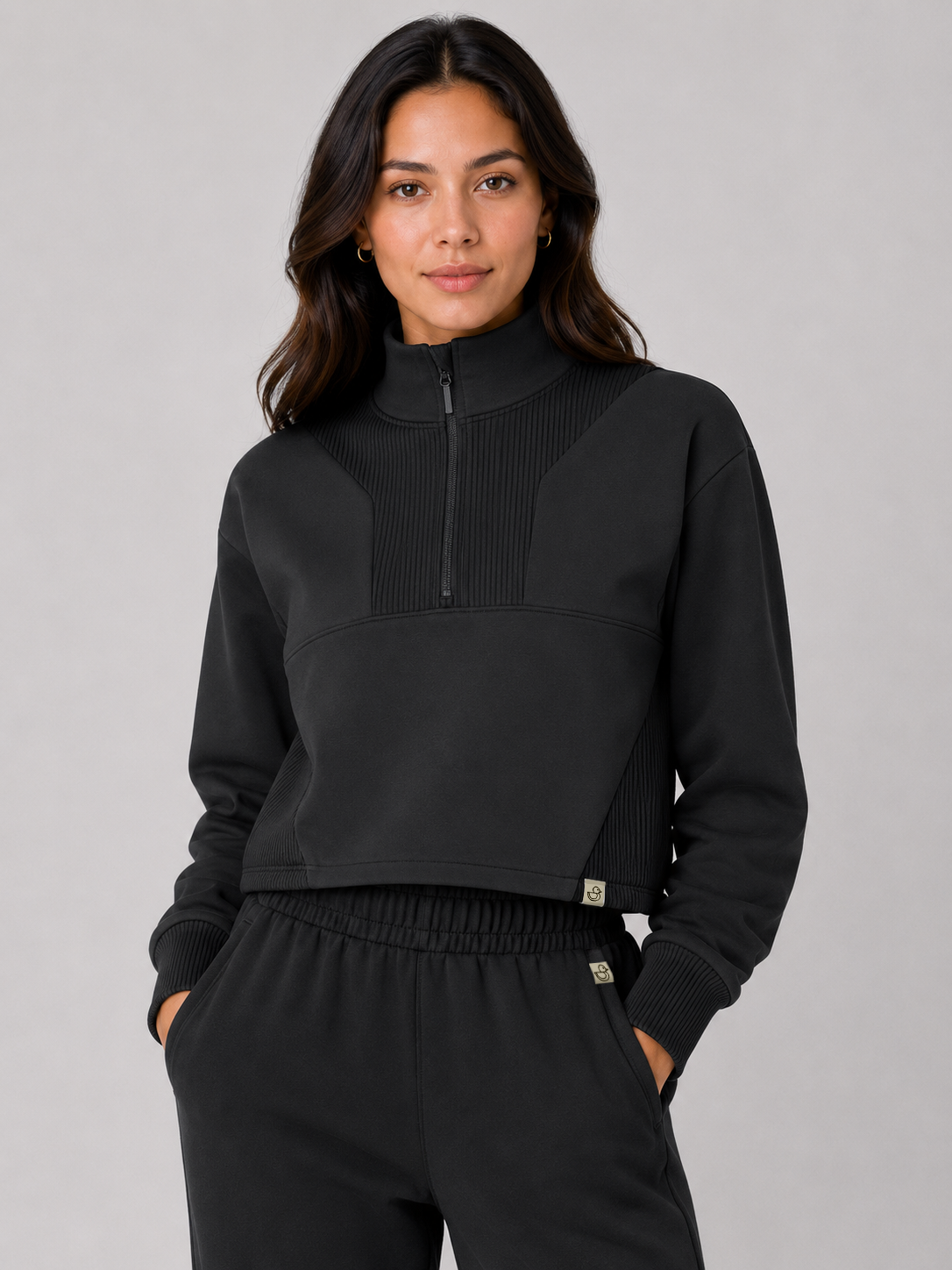 Women's CloudaLux Boxy Quarter Zip
